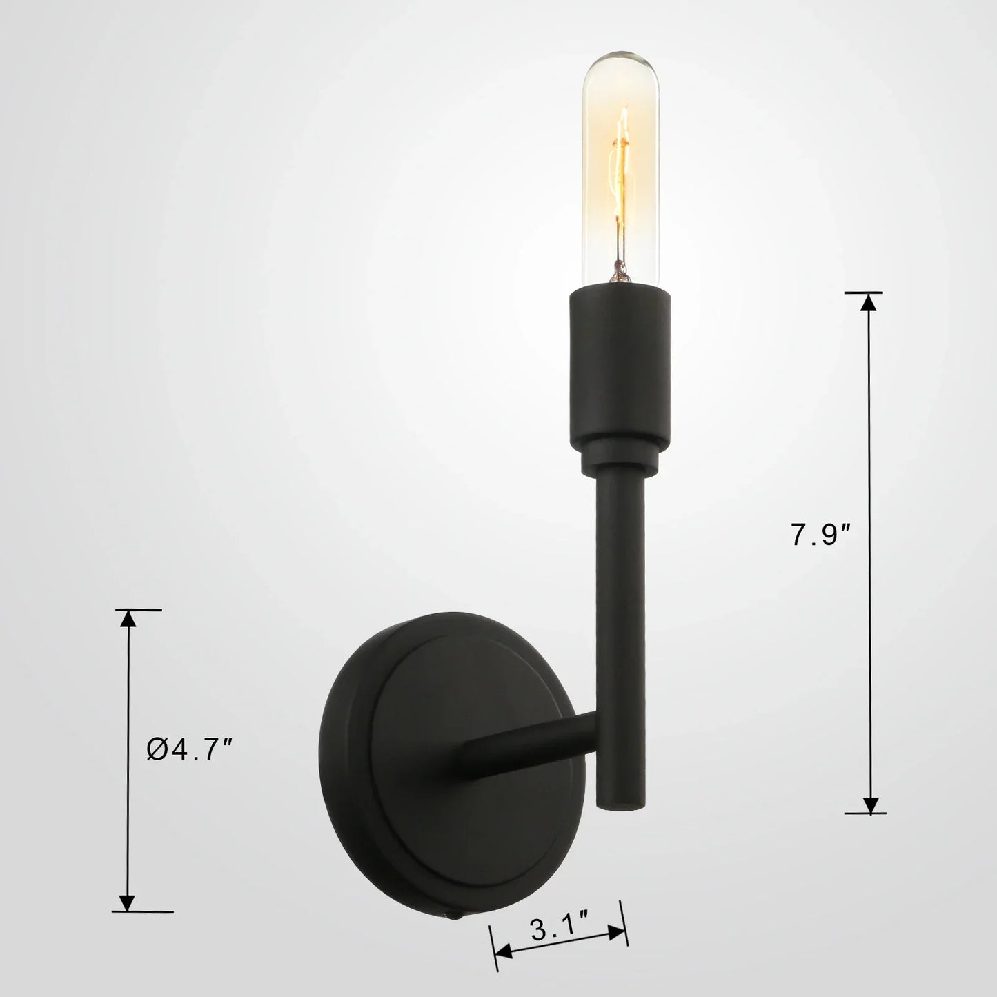 DecorBites™ Industrial Antique Metal Wall Lamp for Minimalist Bedroom