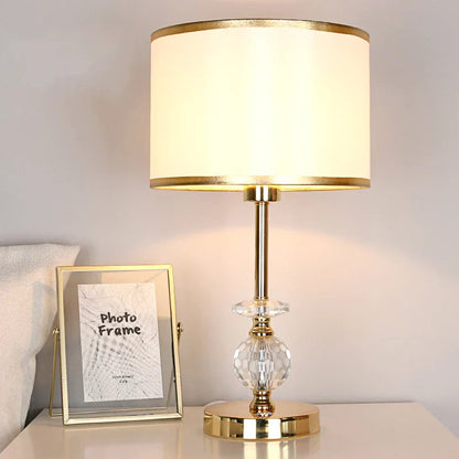 DecorBites™ Crystal Ball Table Lamp | Modern European Design