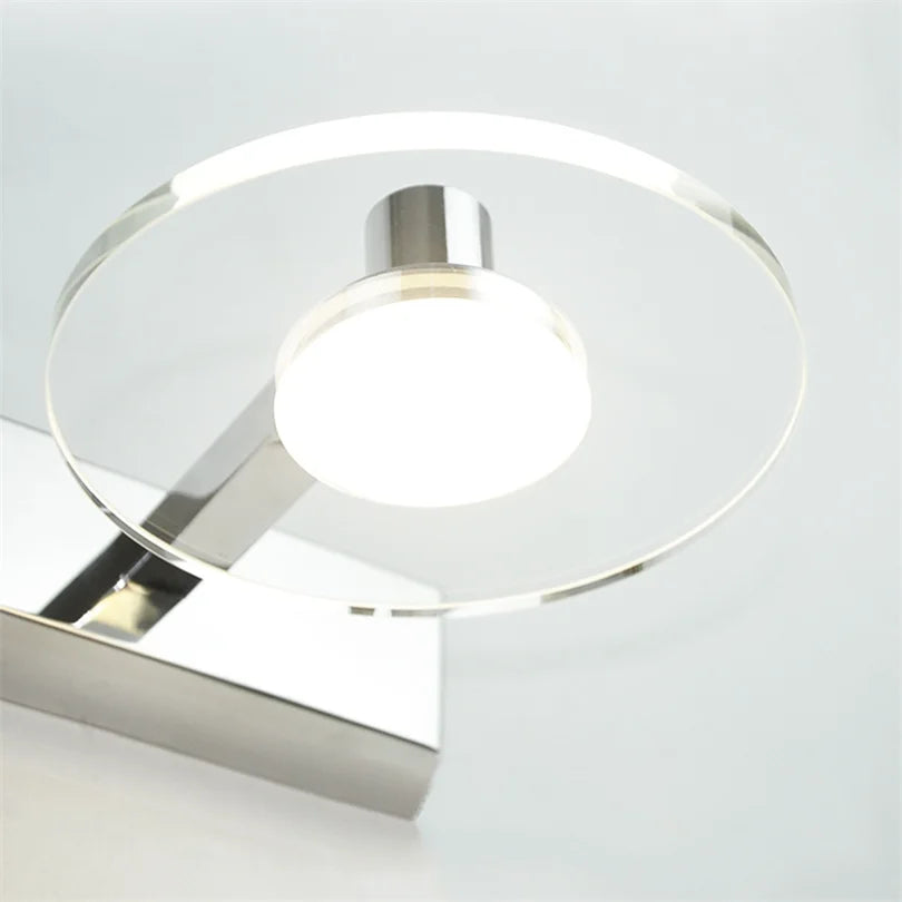 DecorBites™ Crystal LED Vanity Mirror Light for Bathroom and Makeup Table