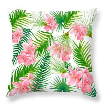 DecorBites™ Green Leaves Decorative Throw Pillowcase 45*45cm for Sofa Home Decor