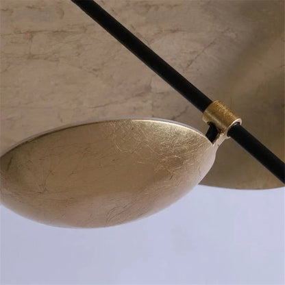 DecorBites™ Gold Texture LED Pendant Light Fixture for Living Room & Bedroom Decor