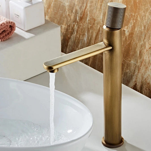Antique Bronze Bathroom Sink Faucet