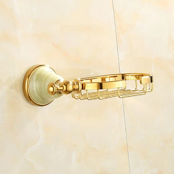 Copper Gold Bath Accessories