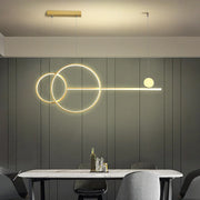 Brass Ring Chandelier