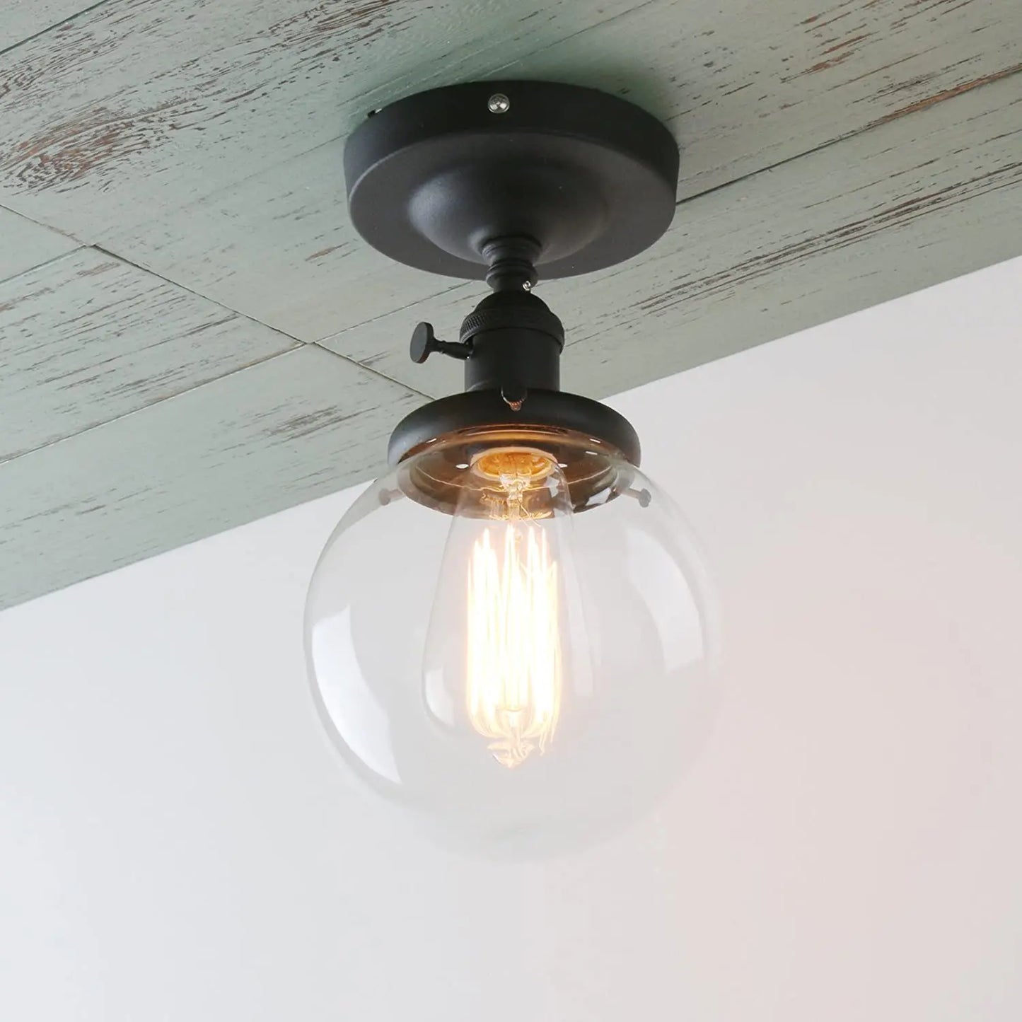 Glass Vintage Wall Sconce