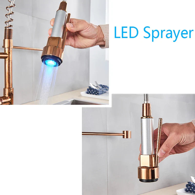 Rose Gold Kitchen Faucet