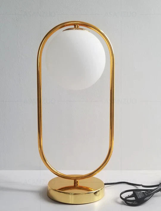 DecorBites™ Glass Ball LED Desk Lamp Nordic Design for Bedroom Living Room Reading