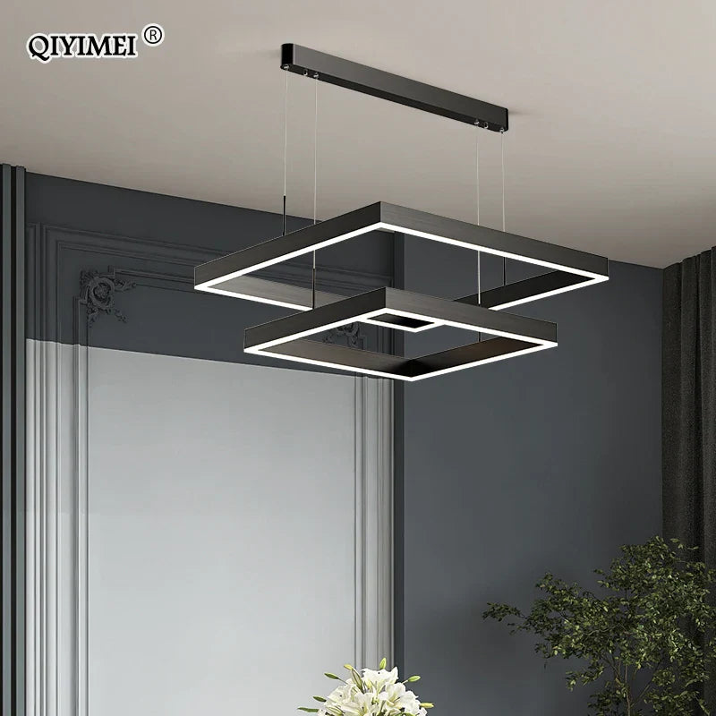Aluminum Modern LED Chandelier