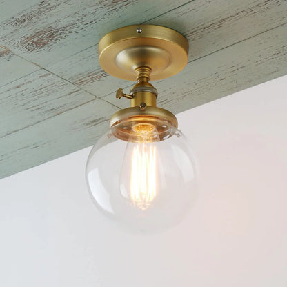 Glass Vintage Wall Sconce