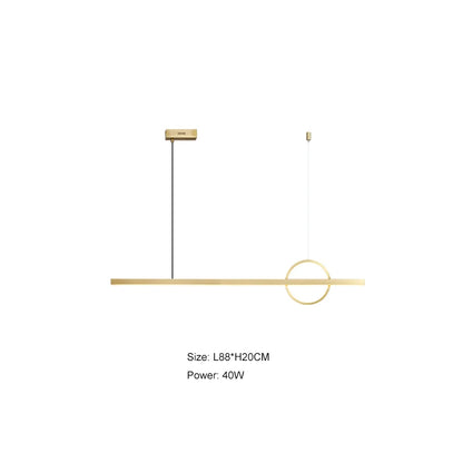 DecorBites™ Geometric Copper Chandelier: Minimalist Bar & Restaurant Atmosphere