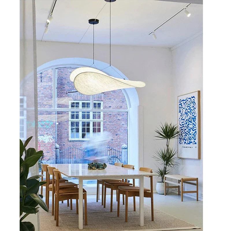 White Wabi Sabi Chandelier D100cm Zen Design