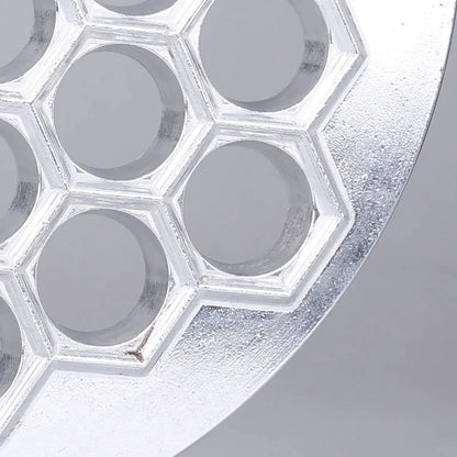 DecorBites™ 37-Hole Aluminum Dumpling Maker Mold for Samosas, Pelmeni, Ravioli