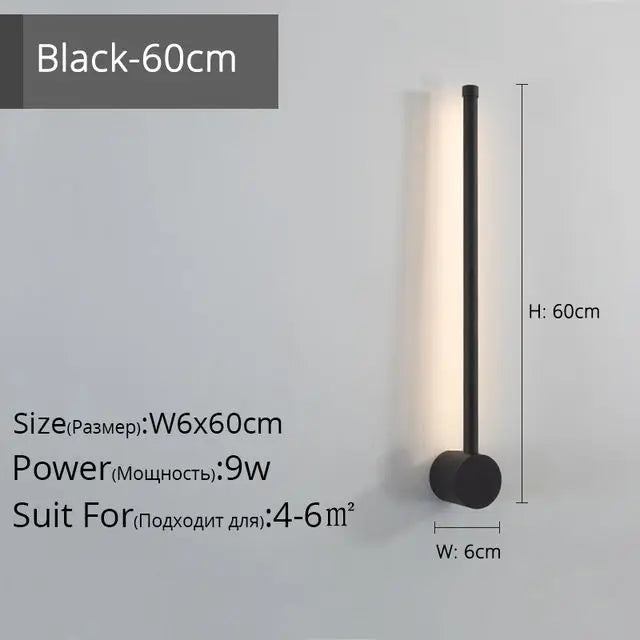 DecorBites™ Creative Staircase Wall Lights: LED Strip Wall Lamp for Living Room