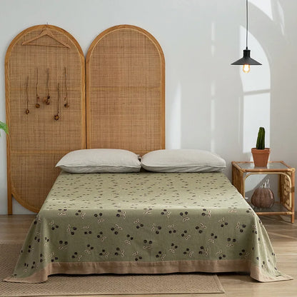 DecorBites™ Luxe Cotton Blanket - Premium Quality, 200*230 150*200, Perfect for Sofa or Bed