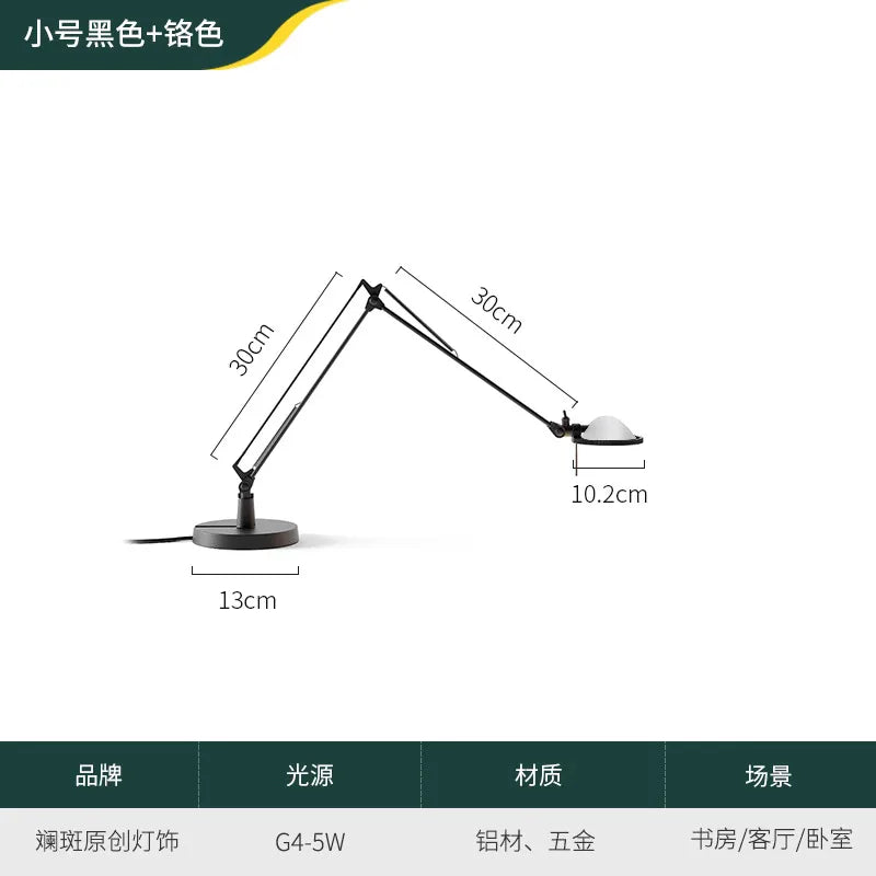 DecorBites™ Adjustable LED Desk Lamp for Home, Studio, Study, Bedroom, Cafe