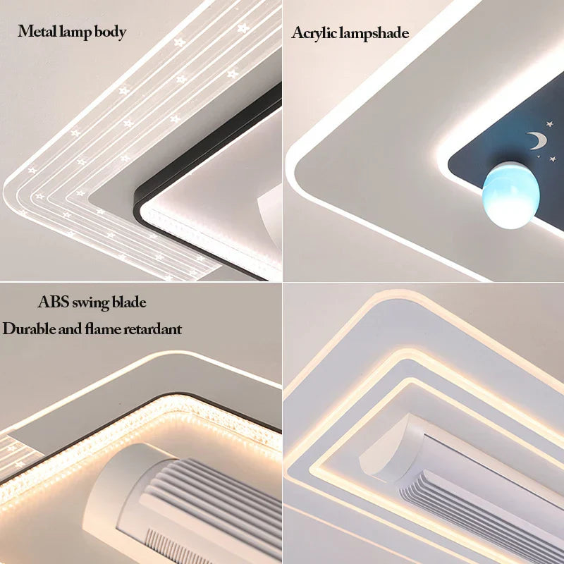 Dimmable Bladeless Ceiling Fan