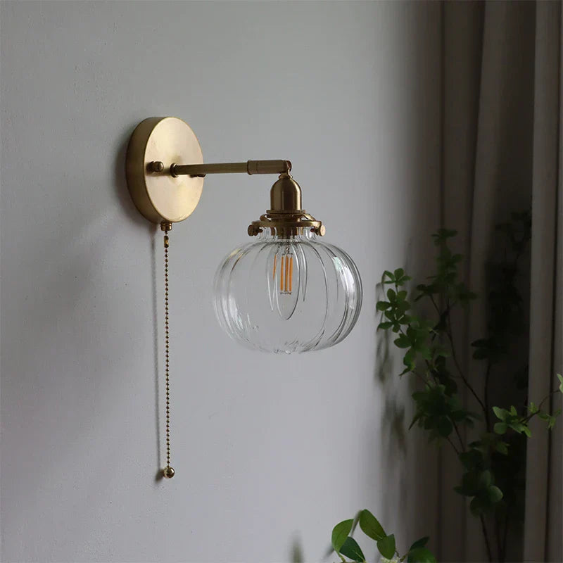 DecorBites™ Glass Ball Wall Lamp Sconce Modern Nordic Sconce Lighting for Bedroom Mirror