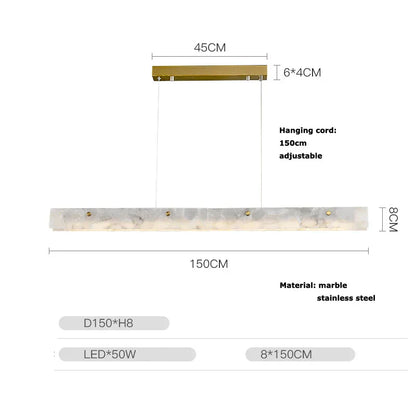 DecorBites™ Gold Chrome LED Pendant Chandelier for Dining Room Lighting