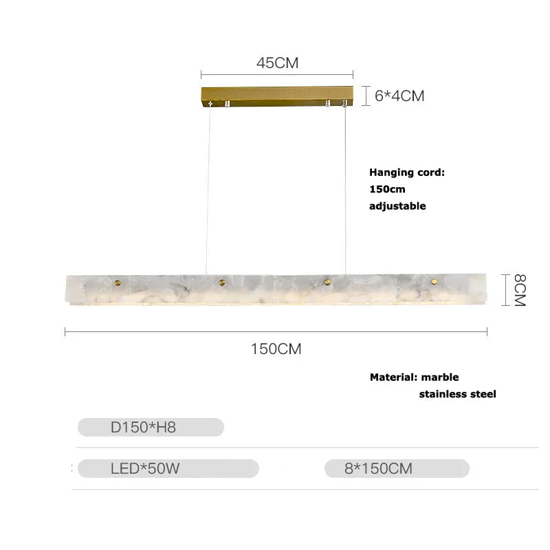 Gold Chrome Pendant Chandelier