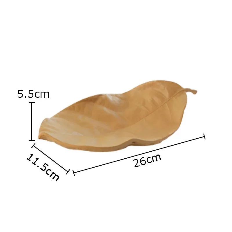 Multicolor Leaves Jewelry Tray