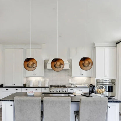 Glass Sputnik Pendant Light