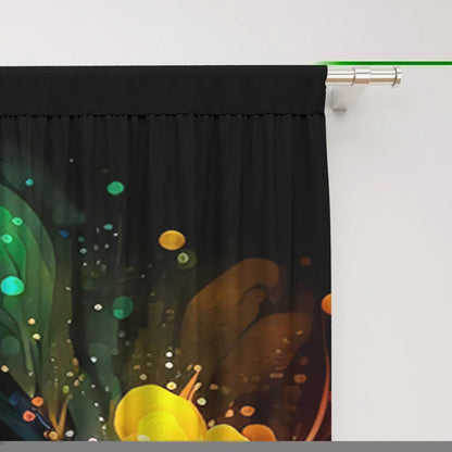 DecorBites™ Good Luck Peacock Home Decoration Curtains for Happy New Year