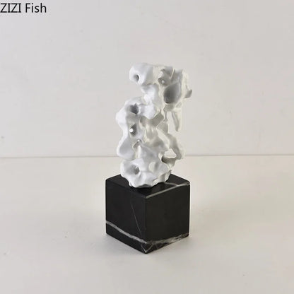 DecorBites™ Coral Creative Resin Sculpture, Modern Taihu Stone Desk Ornament for Home Decor