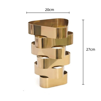 DecorBites™ Geometric Vase for Creative Flower Arrangements