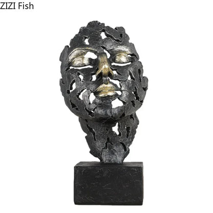 DecorBites™ Creative Thinker Modern Sculpture Decor Ornament for Desk and Room Aesthetics