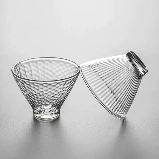DecorBites™ Japanese Tea Cup Set of Cute Heat-resistant Glass Mugs and Teacups