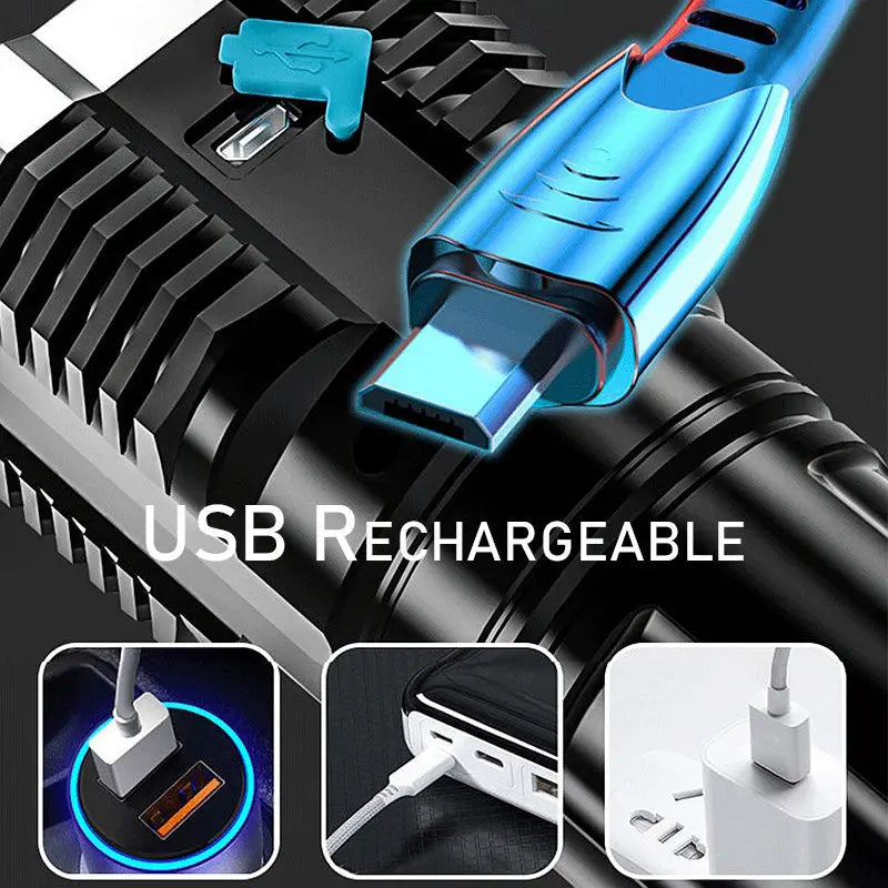 Rechargeable LED Flashlight