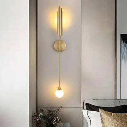 DecorBites™ Golden Luxury Wall Light for Elegant American Style Interior