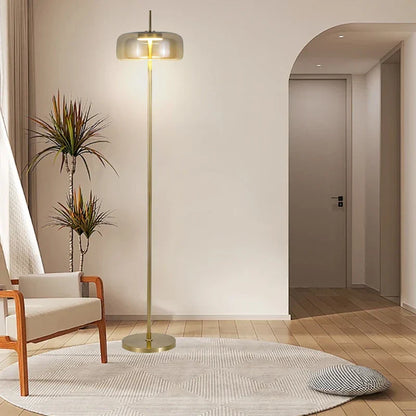 DecorBites™ Glass LED Floor Lamp Modern Luxury Home Decor Living Room Lighting