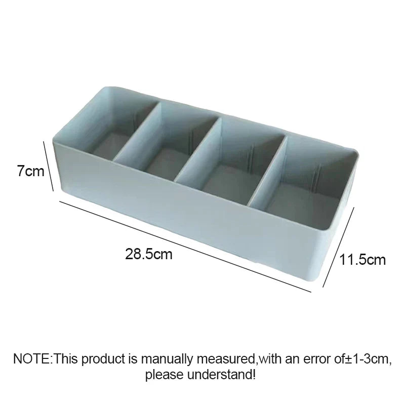 DecorBites™ Divided Storage Box: Versatile Organizer for Tableware, Sundries, and More