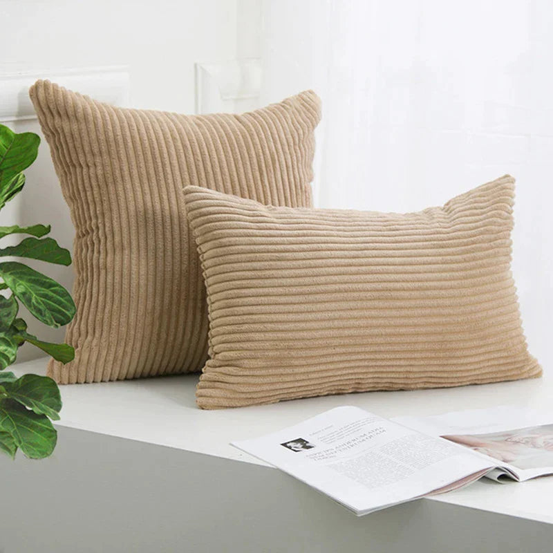 DecorBites™ Corduroy Striped Cushion Cover 30x50/40/45/50/55/60cm - Home Sofa Décor