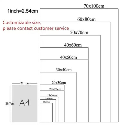 Anime Poster HD Art Wall Decoration