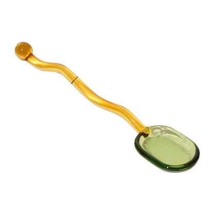 DecorBites™ Glass Spoon Dessert Teaspoon Creative Coffee Spoon Set for Ice Cream