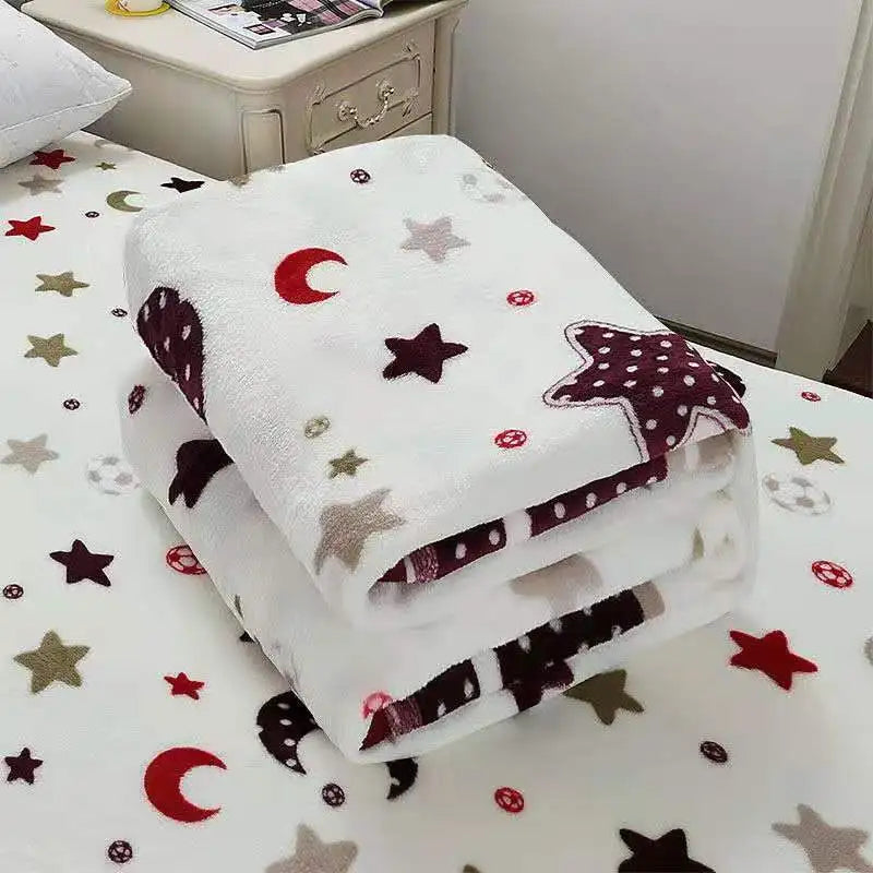 DecorBites™ Fruit Love Heart Sofa Blanket: Cozy, Thicken, Perfect for Home, Office, and Kids.