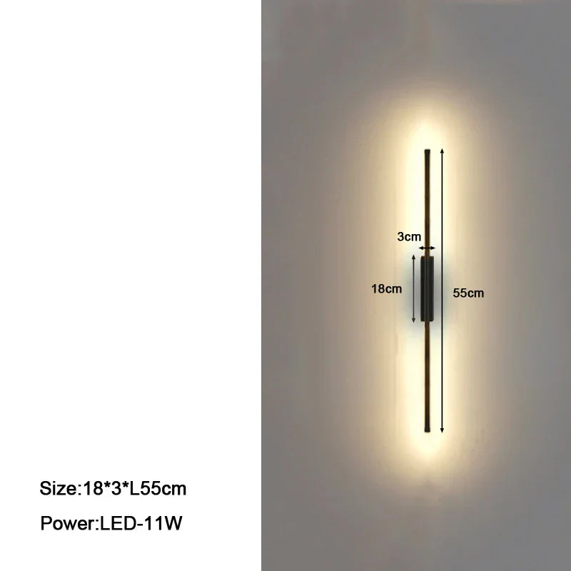 DecorBites™ Linear LED Wall Sconce for Sofa Background Lighting Fixtures