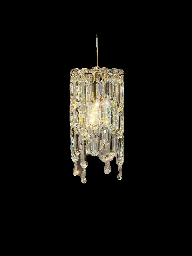 DecorBites™ Crystal Bedhead Pendant Light for Master Bedroom, High-End Restaurant Chandelier