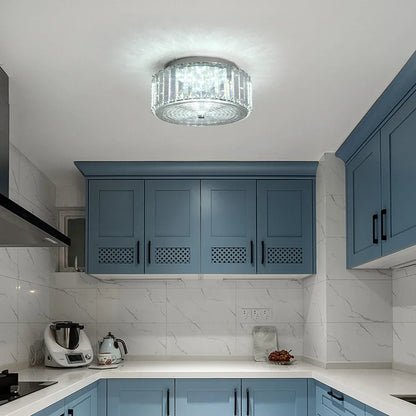 DecorBites™ Crystal LED Ceiling Chandelier Light Circle Design Indoor Lighting