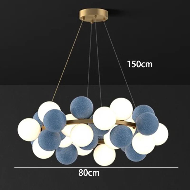 Chrome Linear LED Chandelier