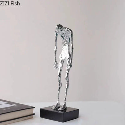 DecorBites™ Abstract Lovers Sculpture Desk Ornament Home Decor Aesthetic Figure