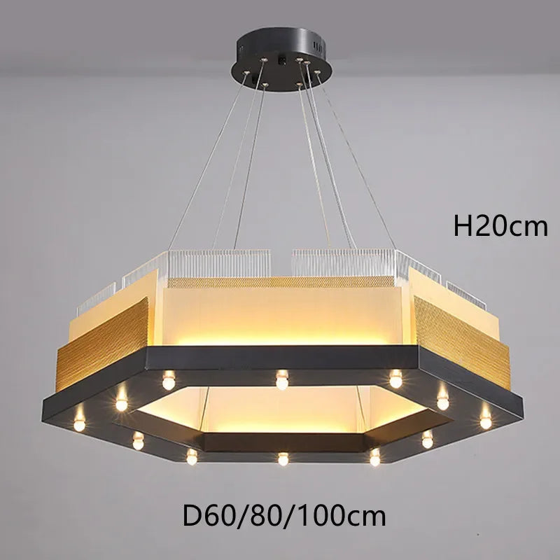Postmodern Art LED Chandelier