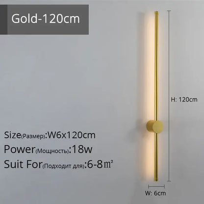 DecorBites™ Creative Staircase Wall Lights: LED Strip Wall Lamp for Living Room