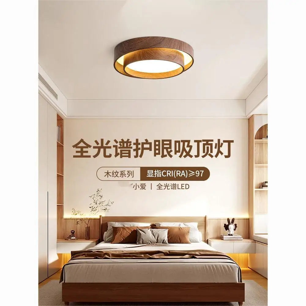 Wabi Sabi Walnut Ceiling Light