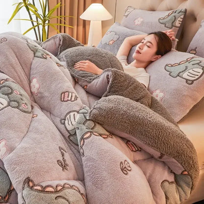 Wool Blanket Thick Warm Winter