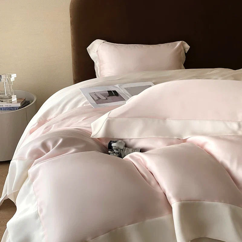 DecorBites™ Eucalyptus Fiber Bedding Set, Summer Coolness, Silky Quilt, Duvet Cover, Sheet Set