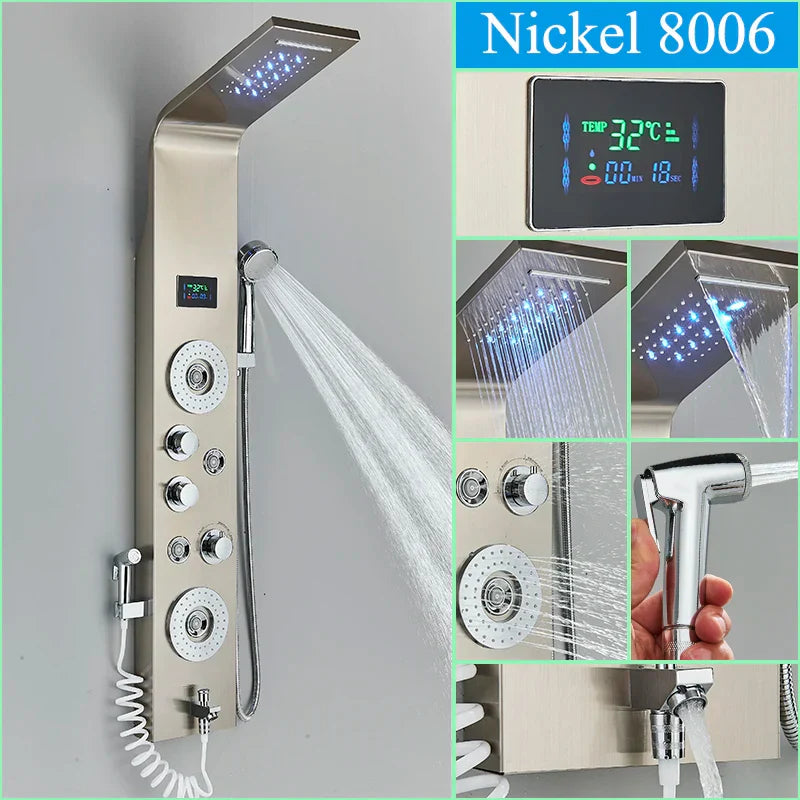 Blue LED Shower System