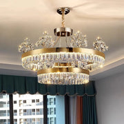 Crystal Ceiling Chandelier D100cm Master Suite